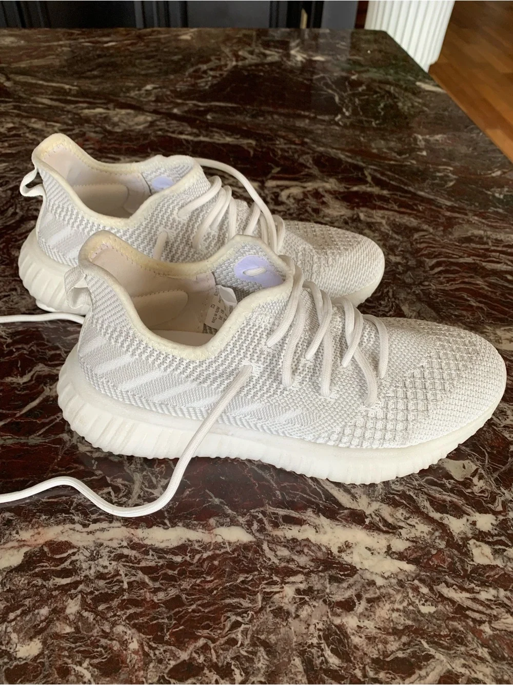 Avia Women's Athletic Knit Sneakers in White